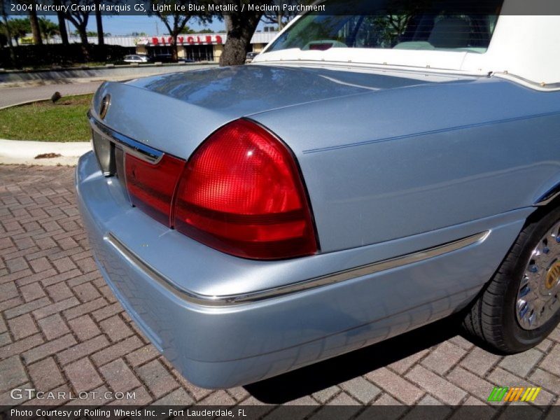 Light Ice Blue Metallic / Medium Parchment 2004 Mercury Grand Marquis GS