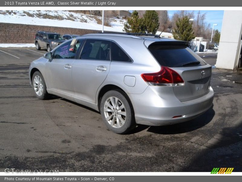 Classic Silver Metallic / Light Gray 2013 Toyota Venza LE AWD