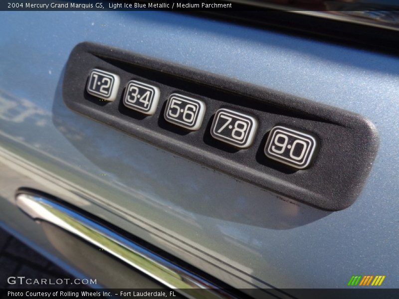 Light Ice Blue Metallic / Medium Parchment 2004 Mercury Grand Marquis GS