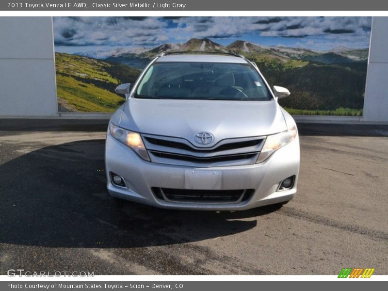 Classic Silver Metallic / Light Gray 2013 Toyota Venza LE AWD