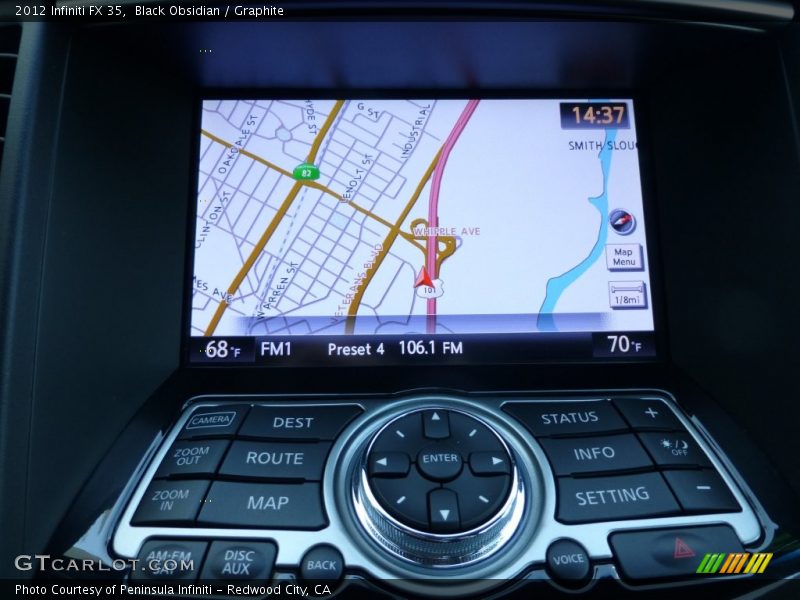 Black Obsidian / Graphite 2012 Infiniti FX 35