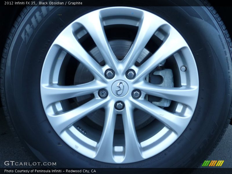 Black Obsidian / Graphite 2012 Infiniti FX 35