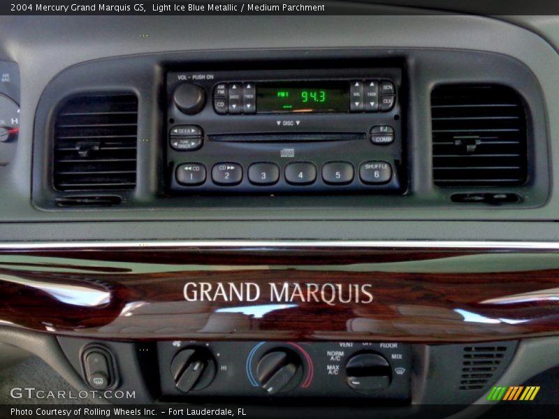 Controls of 2004 Grand Marquis GS