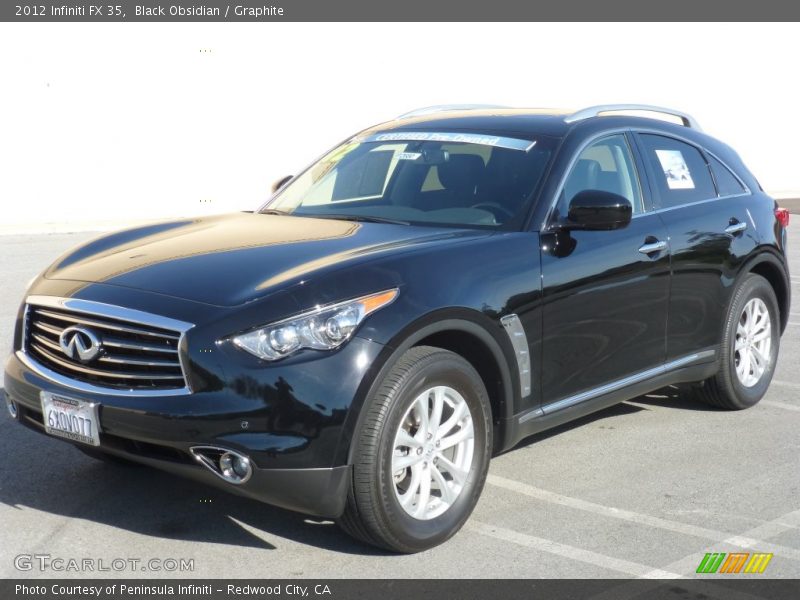 Black Obsidian / Graphite 2012 Infiniti FX 35