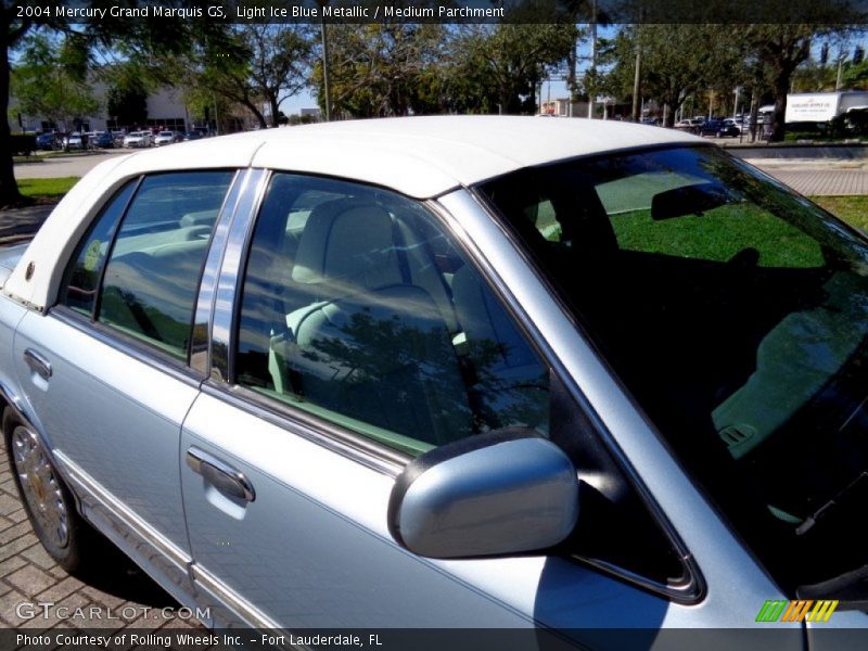 Light Ice Blue Metallic / Medium Parchment 2004 Mercury Grand Marquis GS