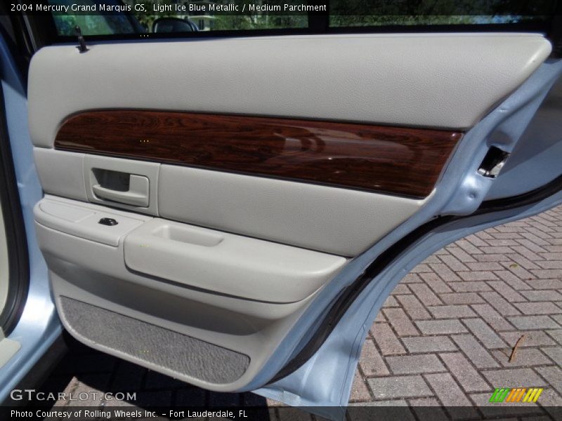 Light Ice Blue Metallic / Medium Parchment 2004 Mercury Grand Marquis GS