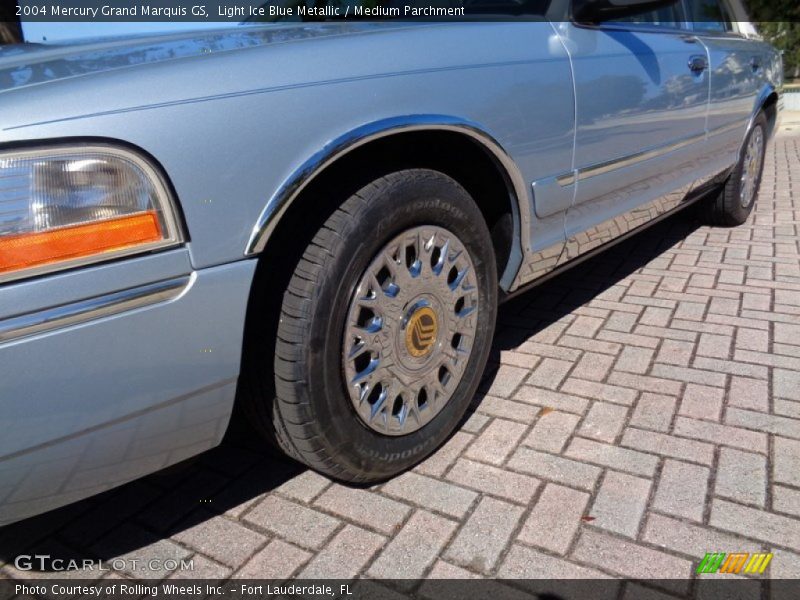 Light Ice Blue Metallic / Medium Parchment 2004 Mercury Grand Marquis GS