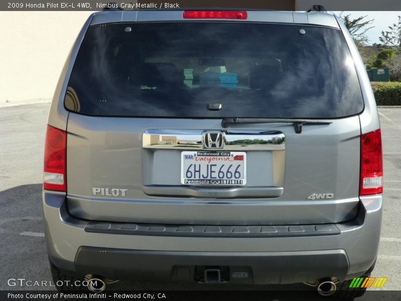 Nimbus Gray Metallic / Black 2009 Honda Pilot EX-L 4WD