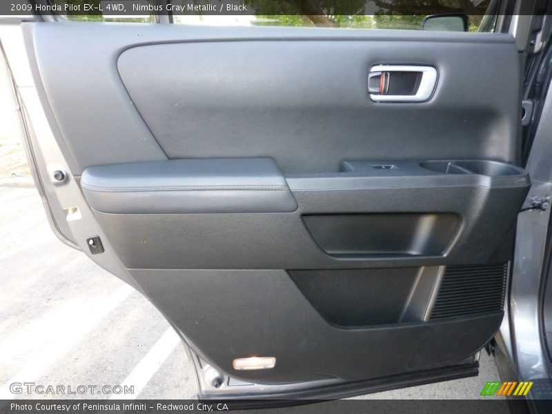 Nimbus Gray Metallic / Black 2009 Honda Pilot EX-L 4WD