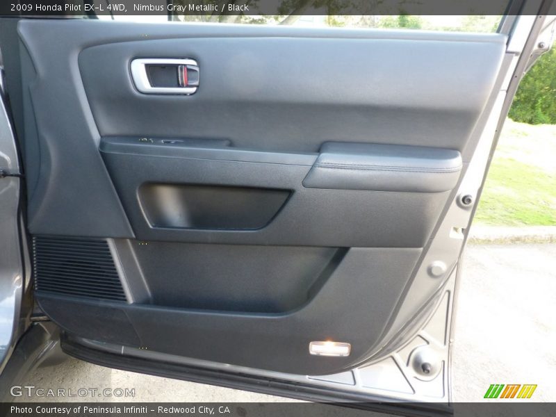 Nimbus Gray Metallic / Black 2009 Honda Pilot EX-L 4WD
