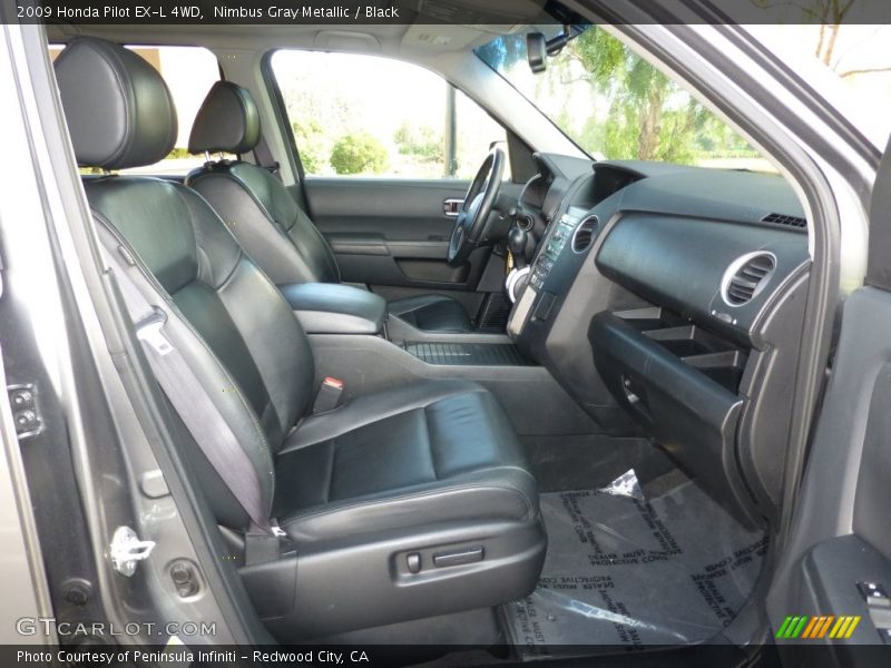 Nimbus Gray Metallic / Black 2009 Honda Pilot EX-L 4WD
