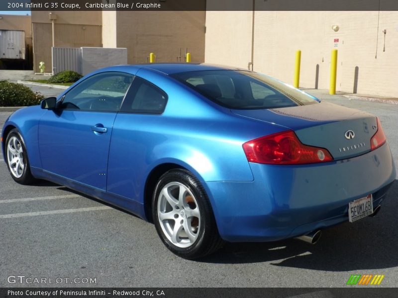 Caribbean Blue / Graphite 2004 Infiniti G 35 Coupe