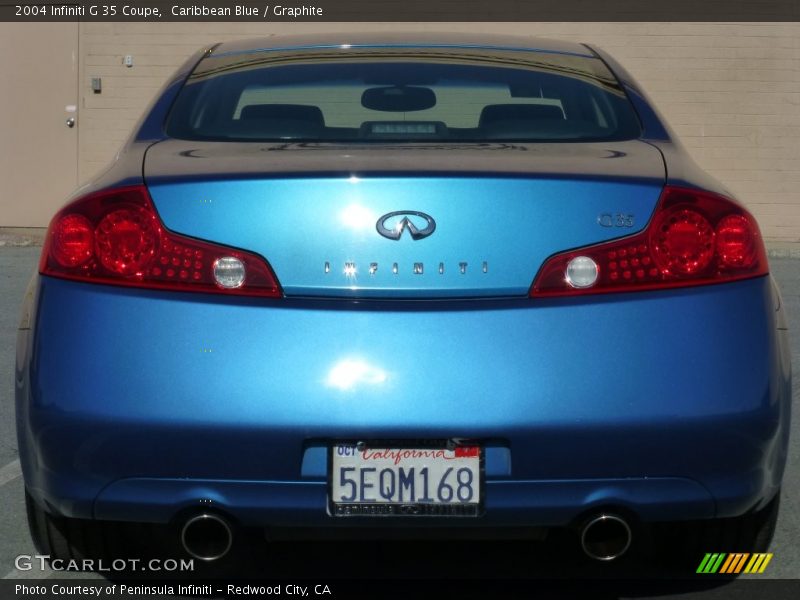 Caribbean Blue / Graphite 2004 Infiniti G 35 Coupe