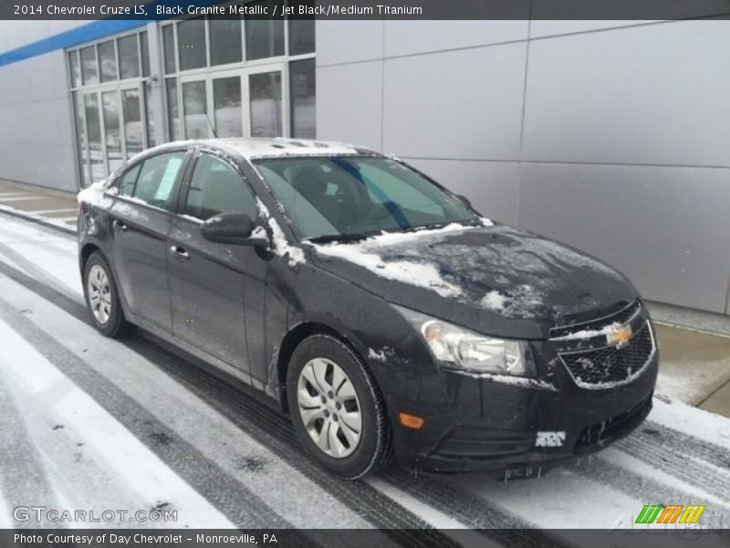 Black Granite Metallic / Jet Black/Medium Titanium 2014 Chevrolet Cruze LS