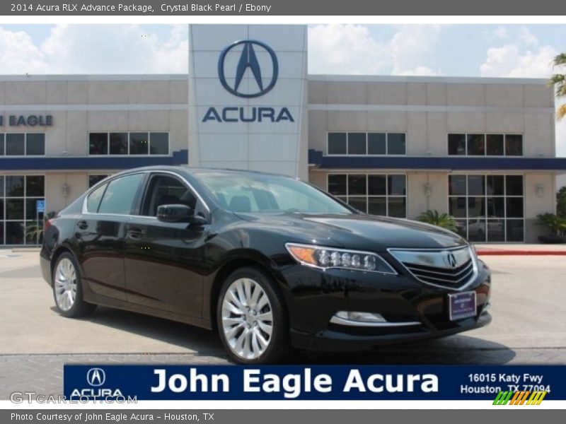 Crystal Black Pearl / Ebony 2014 Acura RLX Advance Package