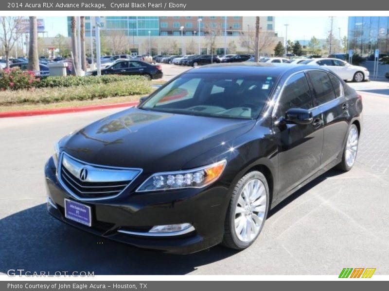 Crystal Black Pearl / Ebony 2014 Acura RLX Advance Package