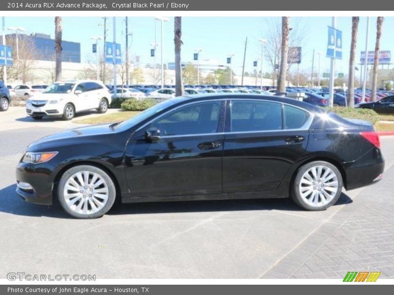 Crystal Black Pearl / Ebony 2014 Acura RLX Advance Package