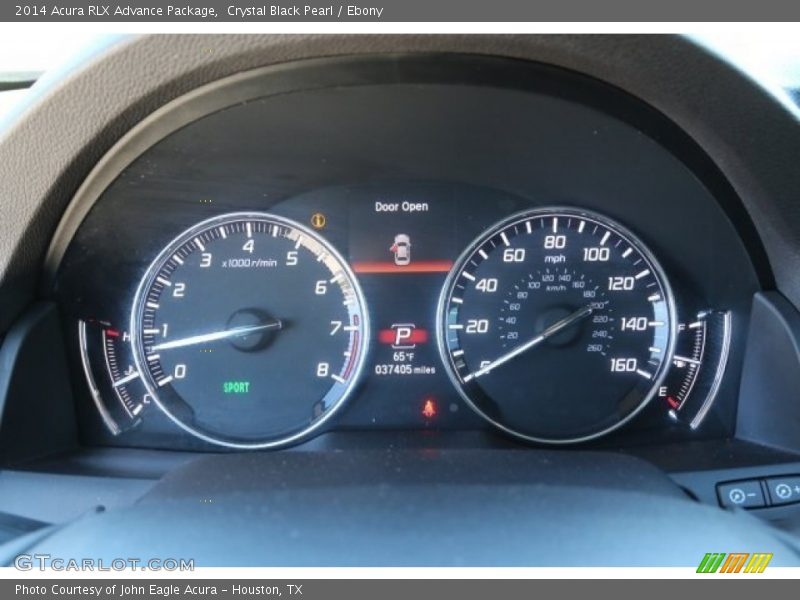 Crystal Black Pearl / Ebony 2014 Acura RLX Advance Package