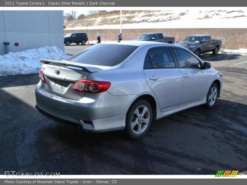 Classic Silver Metallic / Dark Charcoal 2011 Toyota Corolla S