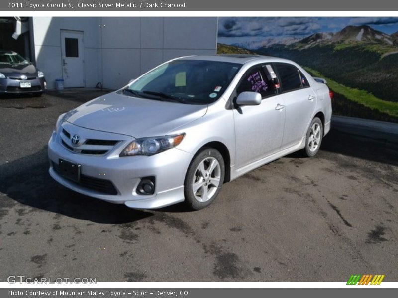 Classic Silver Metallic / Dark Charcoal 2011 Toyota Corolla S
