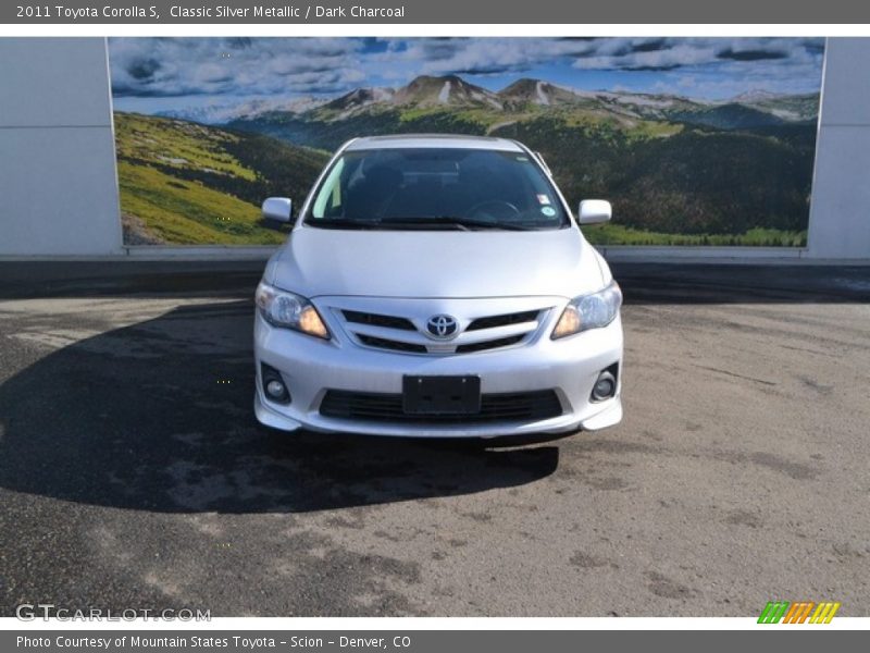 Classic Silver Metallic / Dark Charcoal 2011 Toyota Corolla S