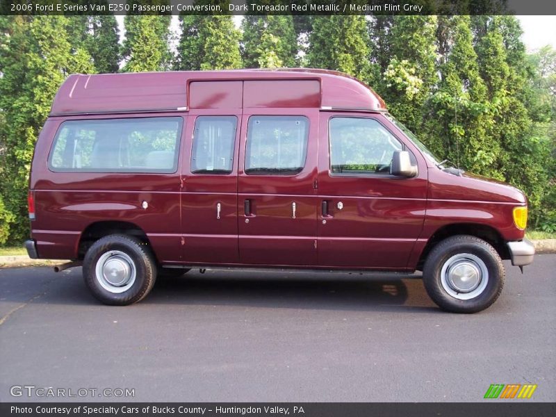 Dark Toreador Red Metallic / Medium Flint Grey 2006 Ford E Series Van E250 Passenger Conversion