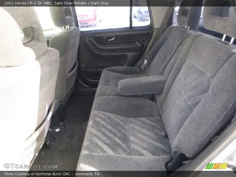 Satin Silver Metallic / Dark Gray 2001 Honda CR-V EX 4WD