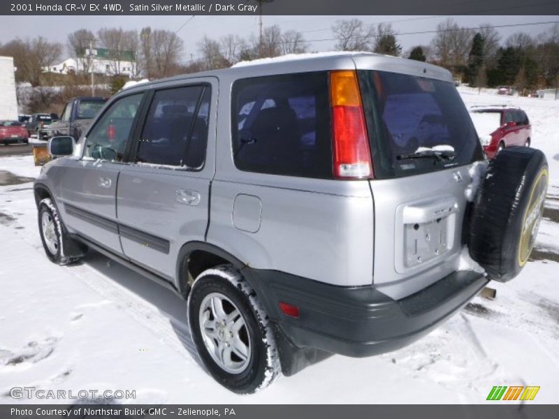 Satin Silver Metallic / Dark Gray 2001 Honda CR-V EX 4WD