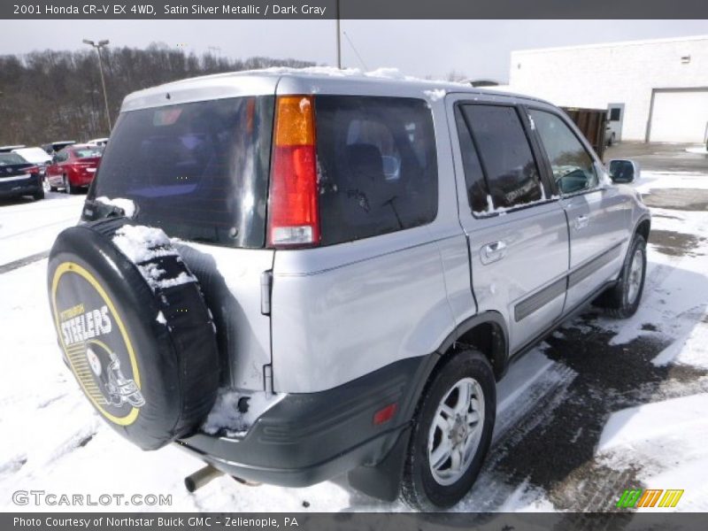 Satin Silver Metallic / Dark Gray 2001 Honda CR-V EX 4WD