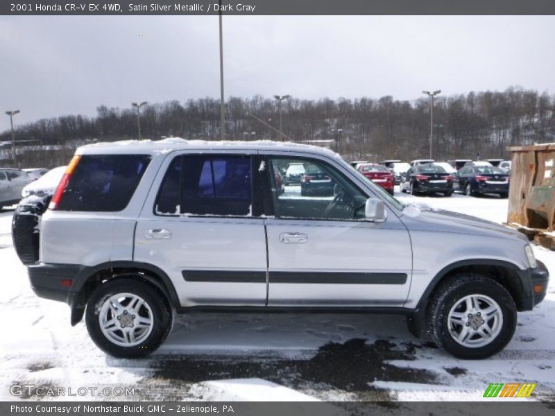 Satin Silver Metallic / Dark Gray 2001 Honda CR-V EX 4WD