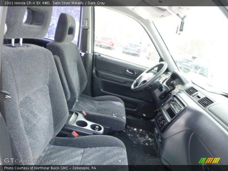 Satin Silver Metallic / Dark Gray 2001 Honda CR-V EX 4WD