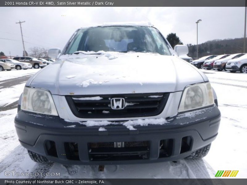 Satin Silver Metallic / Dark Gray 2001 Honda CR-V EX 4WD