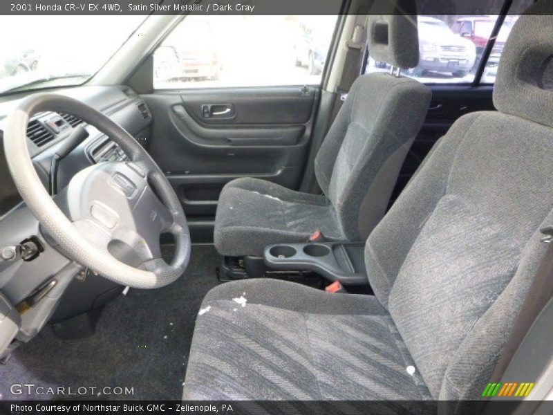 Satin Silver Metallic / Dark Gray 2001 Honda CR-V EX 4WD