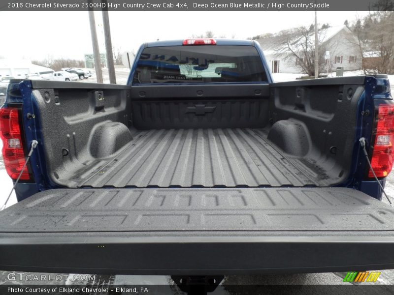 Deep Ocean Blue Metallic / High Country Saddle 2016 Chevrolet Silverado 2500HD High Country Crew Cab 4x4