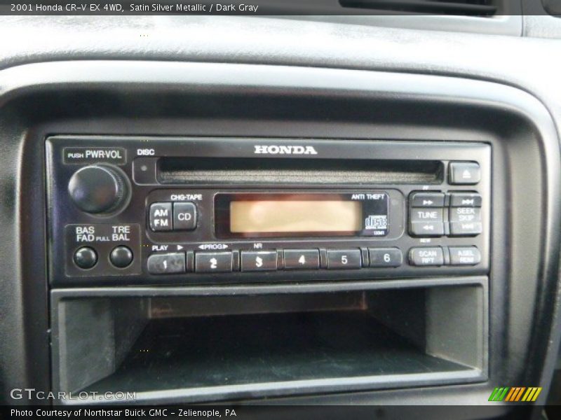 Satin Silver Metallic / Dark Gray 2001 Honda CR-V EX 4WD