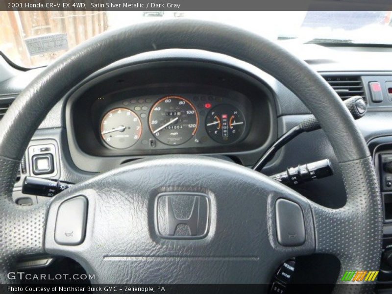 Satin Silver Metallic / Dark Gray 2001 Honda CR-V EX 4WD