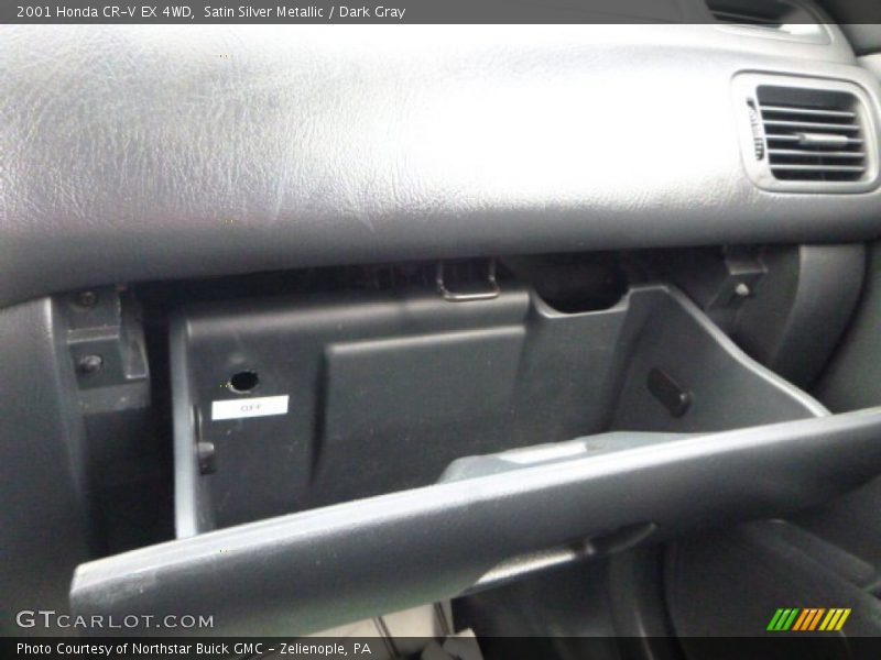 Satin Silver Metallic / Dark Gray 2001 Honda CR-V EX 4WD