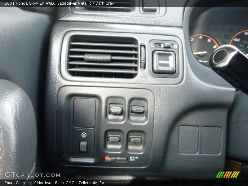 Satin Silver Metallic / Dark Gray 2001 Honda CR-V EX 4WD