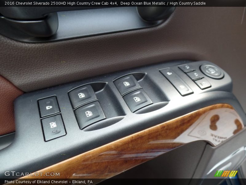 Deep Ocean Blue Metallic / High Country Saddle 2016 Chevrolet Silverado 2500HD High Country Crew Cab 4x4