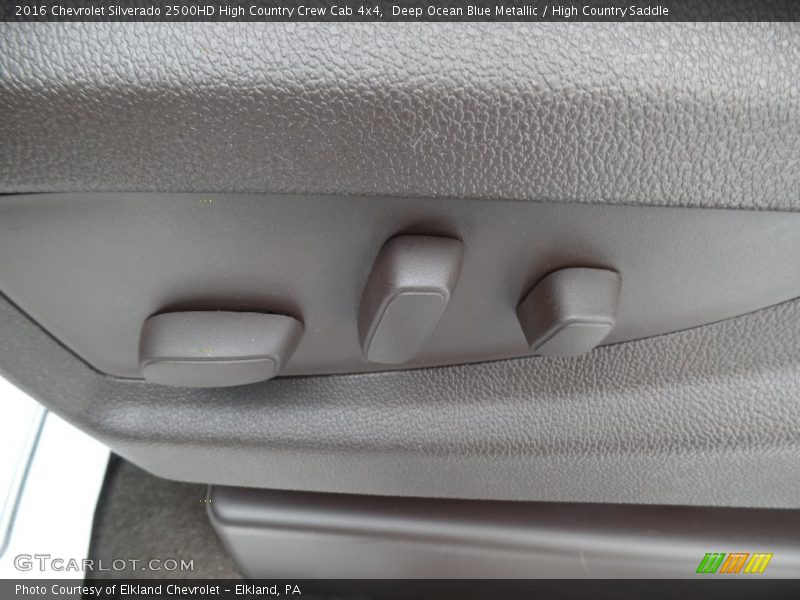 Deep Ocean Blue Metallic / High Country Saddle 2016 Chevrolet Silverado 2500HD High Country Crew Cab 4x4