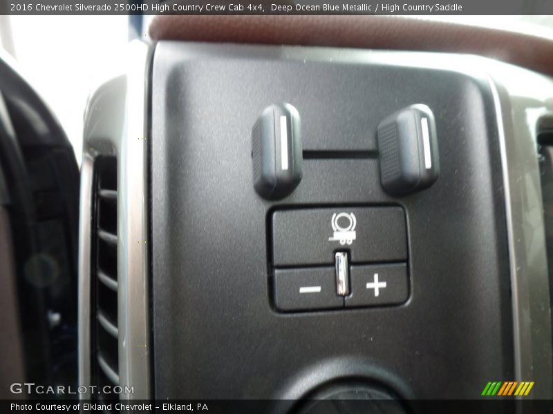 Deep Ocean Blue Metallic / High Country Saddle 2016 Chevrolet Silverado 2500HD High Country Crew Cab 4x4
