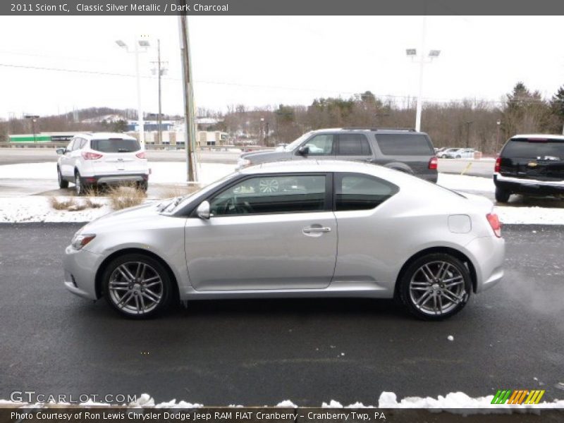 Classic Silver Metallic / Dark Charcoal 2011 Scion tC