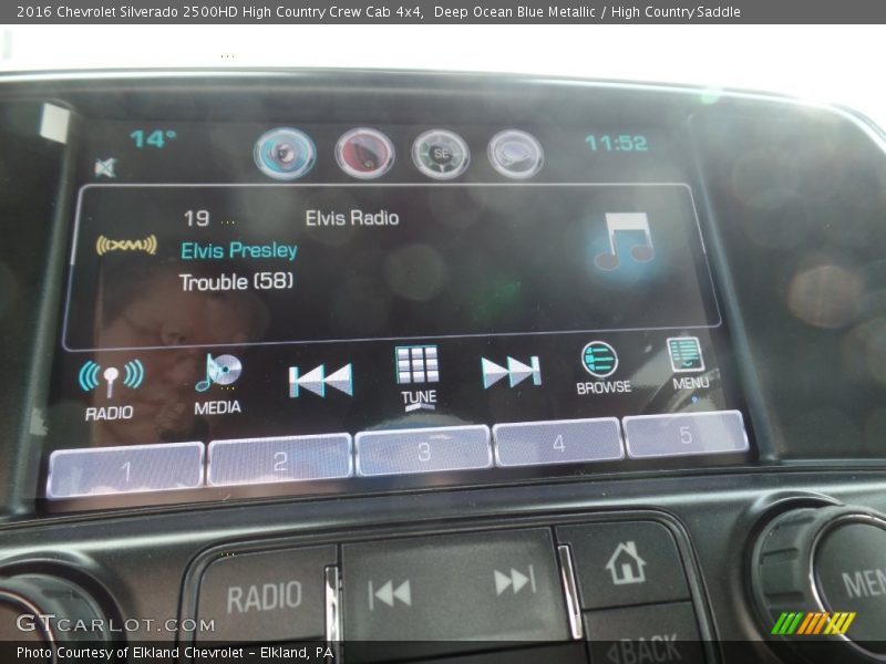 Deep Ocean Blue Metallic / High Country Saddle 2016 Chevrolet Silverado 2500HD High Country Crew Cab 4x4