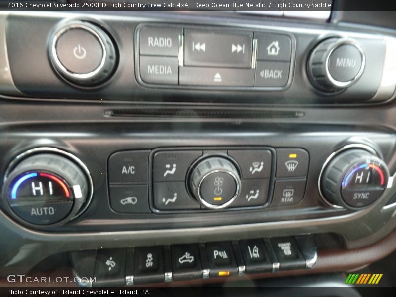 Deep Ocean Blue Metallic / High Country Saddle 2016 Chevrolet Silverado 2500HD High Country Crew Cab 4x4