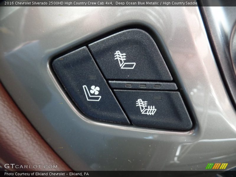Deep Ocean Blue Metallic / High Country Saddle 2016 Chevrolet Silverado 2500HD High Country Crew Cab 4x4