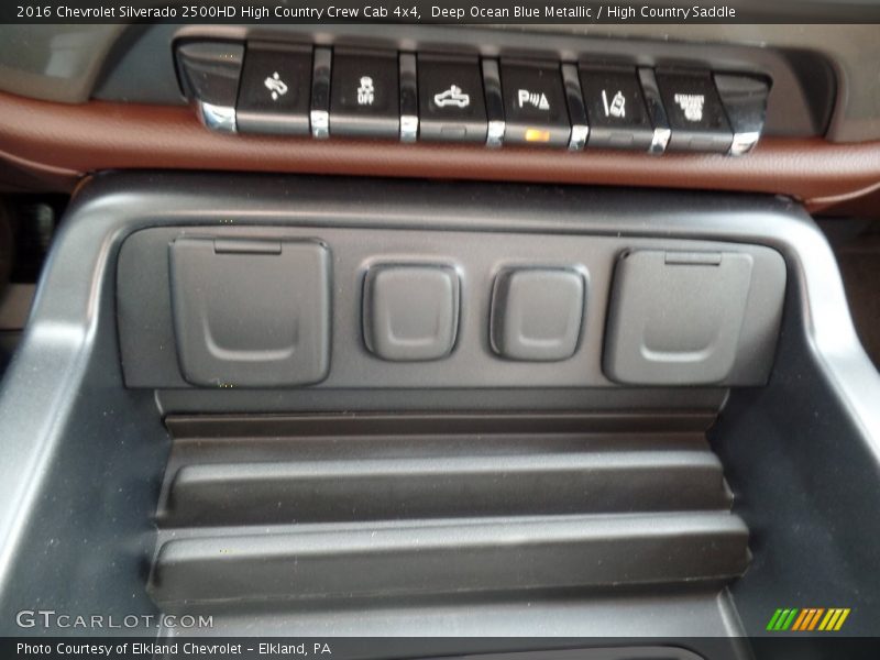 Deep Ocean Blue Metallic / High Country Saddle 2016 Chevrolet Silverado 2500HD High Country Crew Cab 4x4
