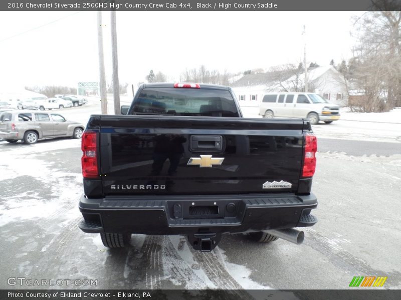 Black / High Country Saddle 2016 Chevrolet Silverado 2500HD High Country Crew Cab 4x4