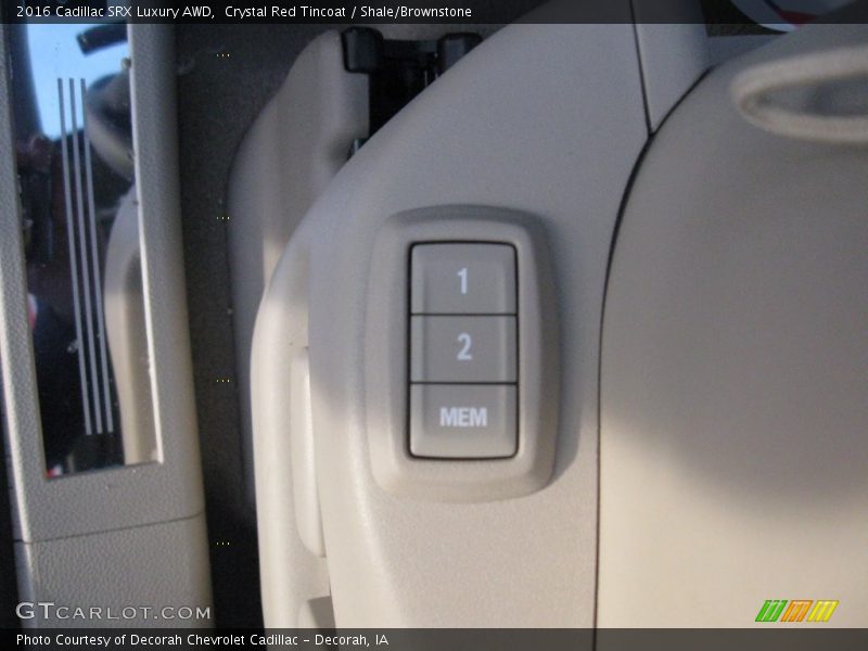 Crystal Red Tincoat / Shale/Brownstone 2016 Cadillac SRX Luxury AWD