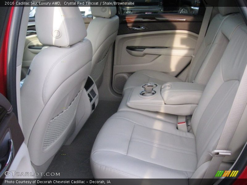 Crystal Red Tincoat / Shale/Brownstone 2016 Cadillac SRX Luxury AWD