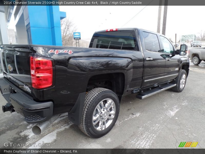 Black / High Country Saddle 2016 Chevrolet Silverado 2500HD High Country Crew Cab 4x4